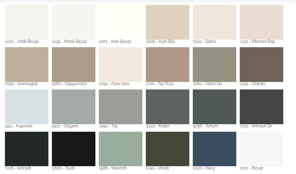 Bianca Stella Paint Colors