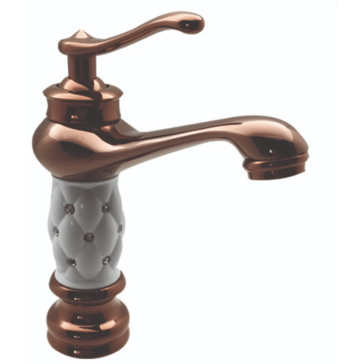 Roza Bronz Lavabo Bataryası